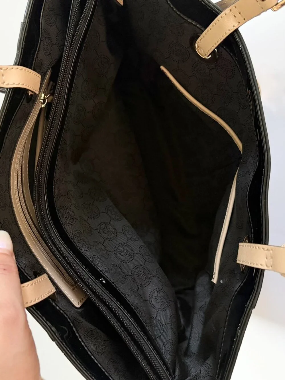 Michael Kors Jet Set Patent Leather Tote